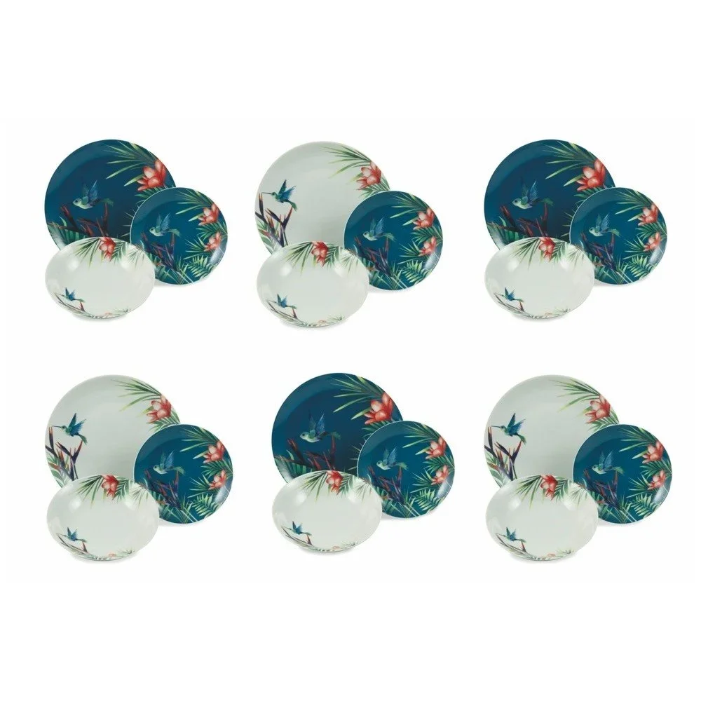 18dílná sada nádobí z porcelánu VDE Tivoli 1996 Colibri v:1311442