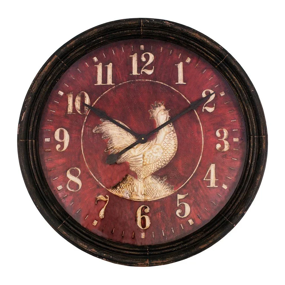 Nástěnné hodiny Antic Line Coq, ø 90 cm v:1345287