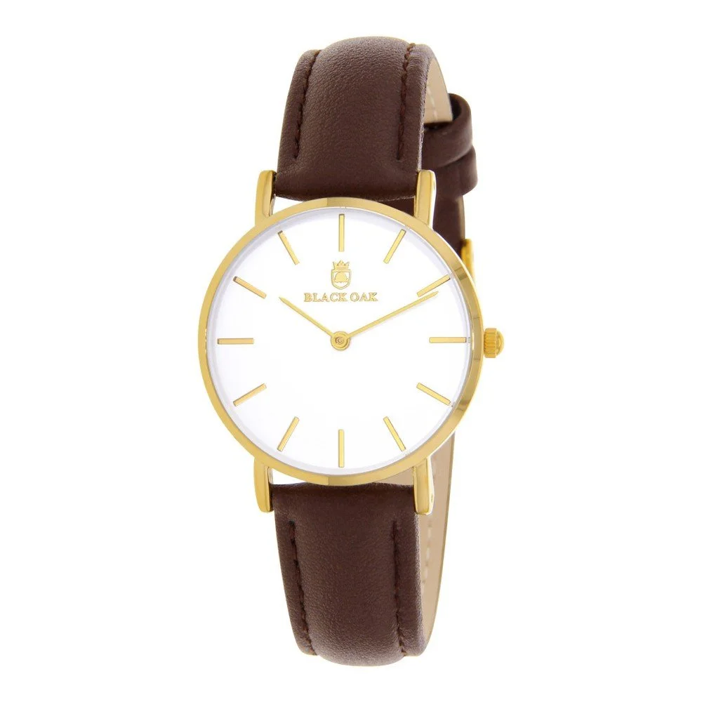 Hnědobílé dámské hodinky Black Oak Prema v:864290