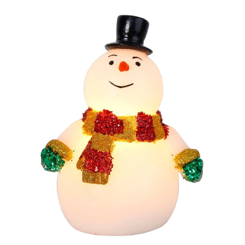 LED svíčka ve tvaru sněhuláka Best Season v:936114