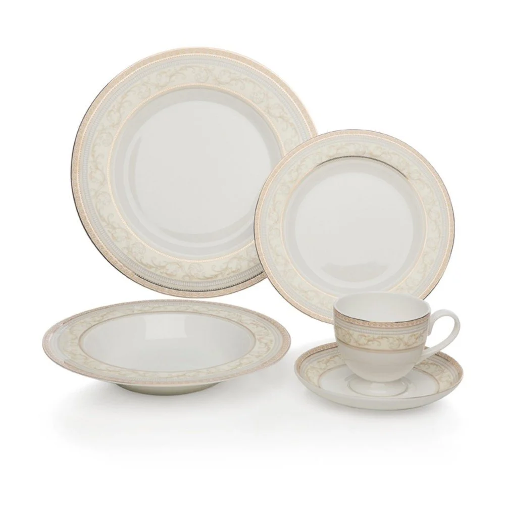20dílná sada nádobí z kostního porcelánu Sabichi Decal v:689810