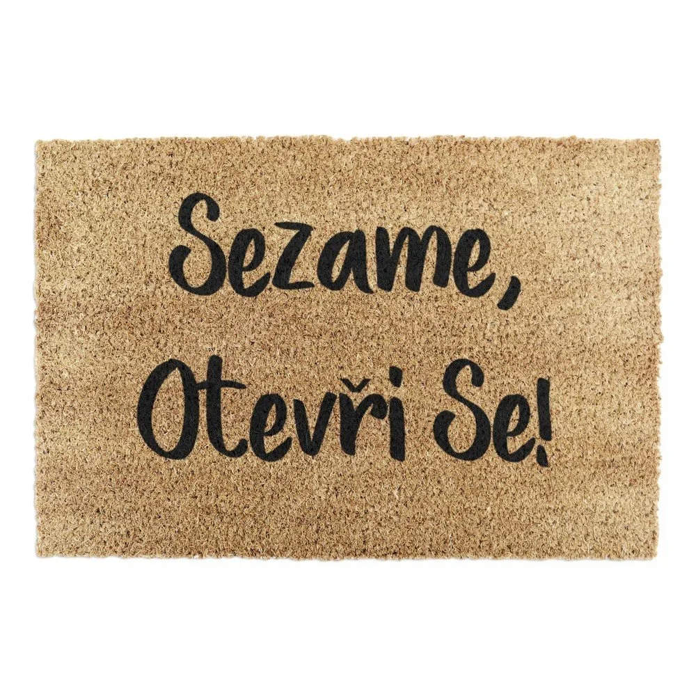 Rohožka z kokosového vlákna 40x60 cm Sezame otevři se – Artsy Doormats v:1308228