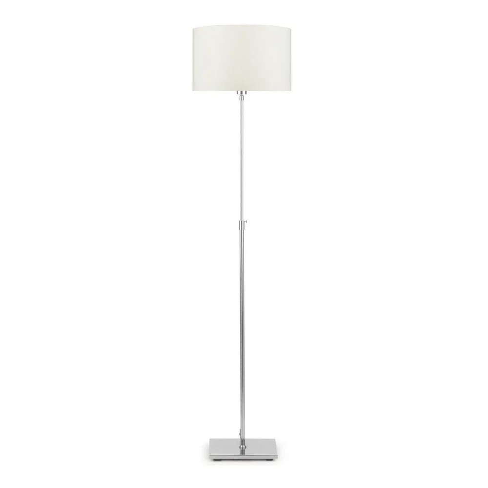 Šedá volně stojící lampa se světle béžovým stínidlem Citylights Bonn v:1237966