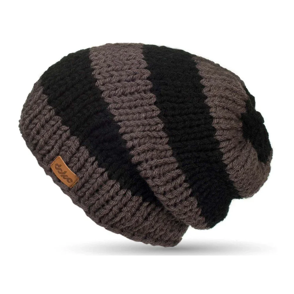 Ručně pletená čepice DOKE Stripes Beanie v:700732