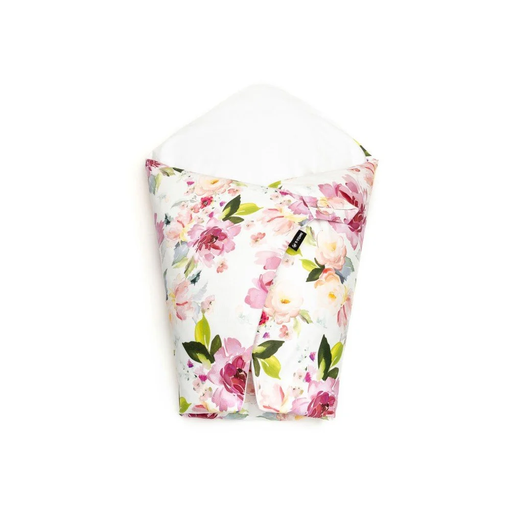Dětská zavinovačka s péřovou výplní Watercolor Flowers – T-TOMI v:1427437