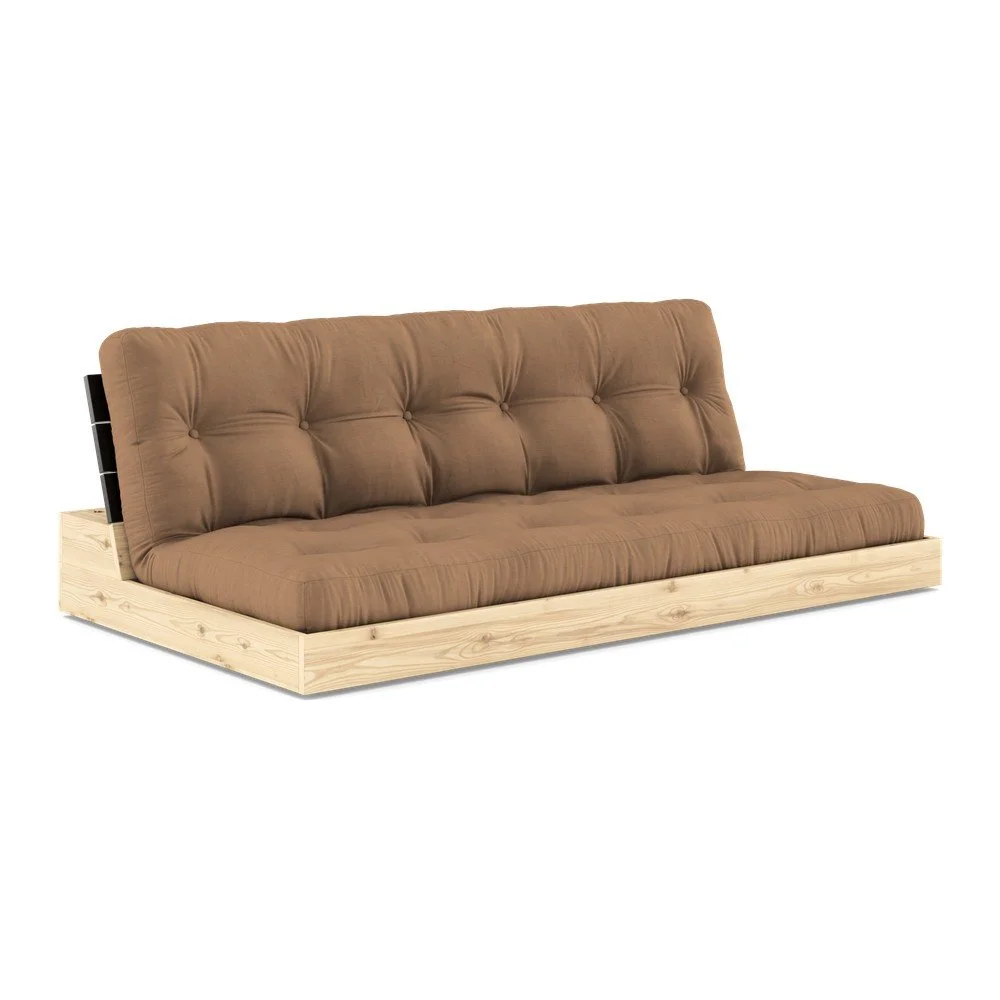 Hnědá rozkládací pohovka 196 cm Base – Karup Design v:1629024