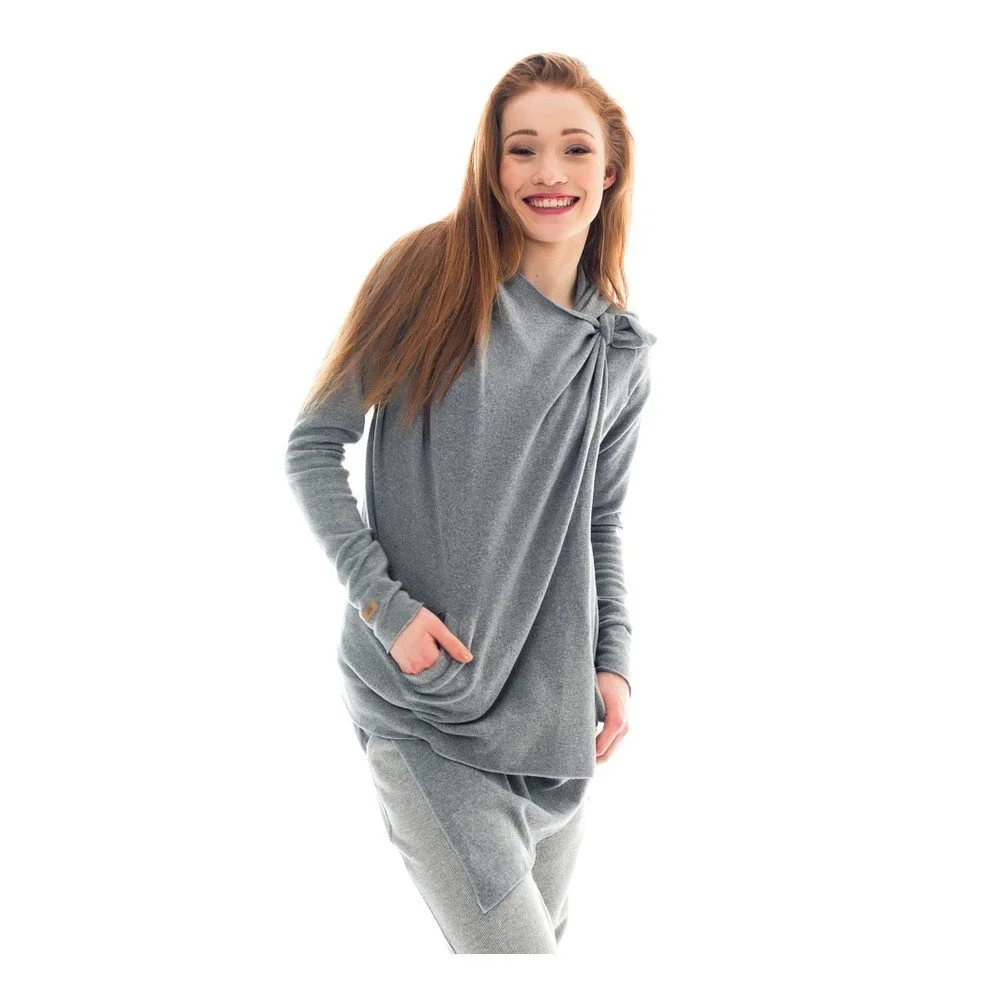 Šedý kardigan Lull Loungewear Ingenio, vel. S v:869020