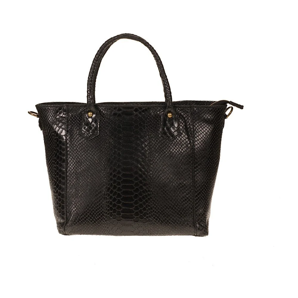 Černá kožená kabelka Pitti Bags Dionne v:793350