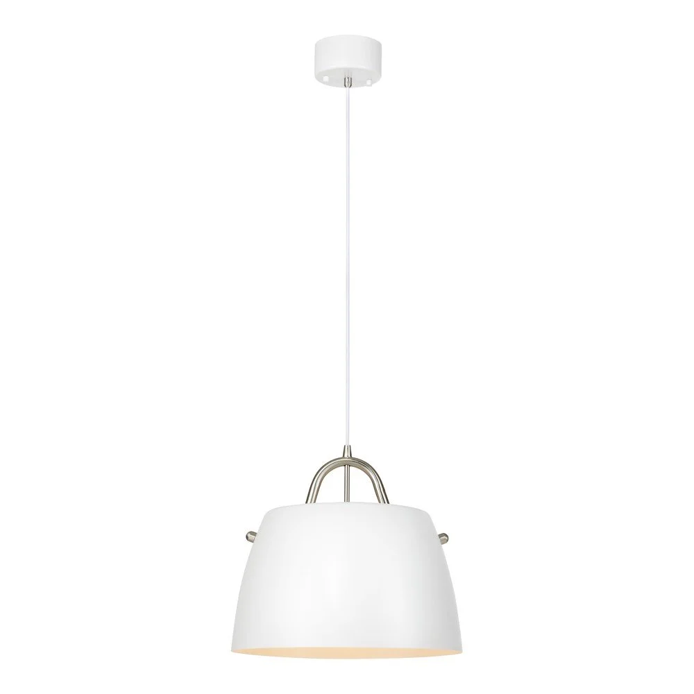 Bílé závěsné svítidlo Markslöjd Spin Pendant White v:1322200
