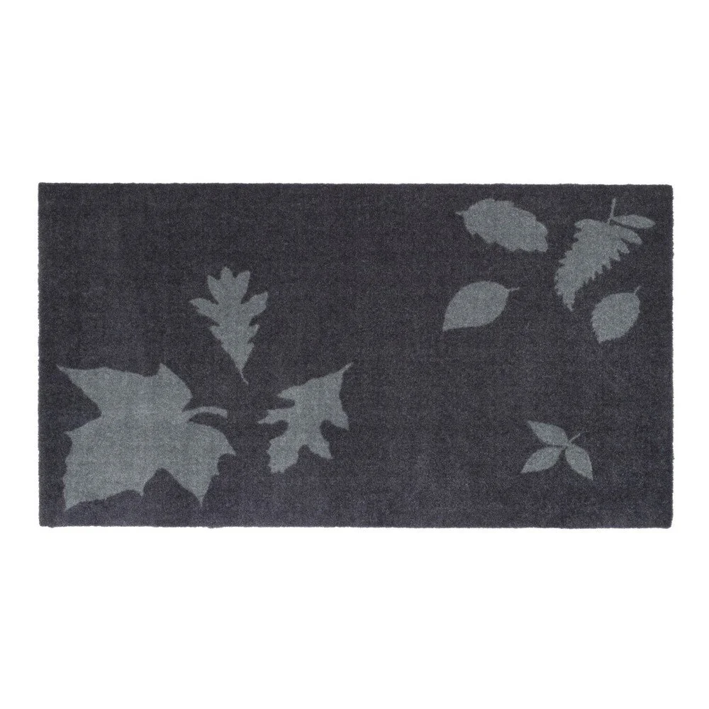 Modrošedá rohožka tica copenhagen Mega Leafes, 67 x 120 cm v:1007048
