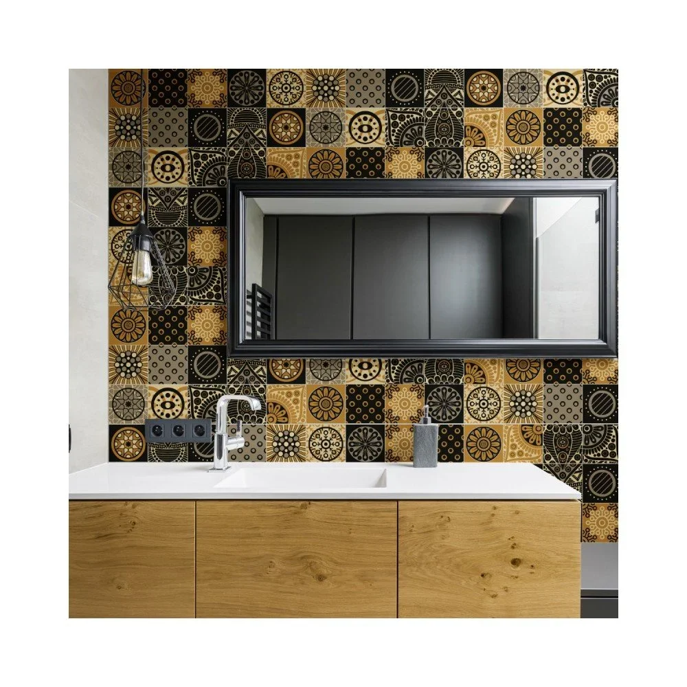 Sada 15 nástěnných samolepek Ambiance Wall Decals Azulejos Tiles San Juan, 15 x 15 cm v:1204488