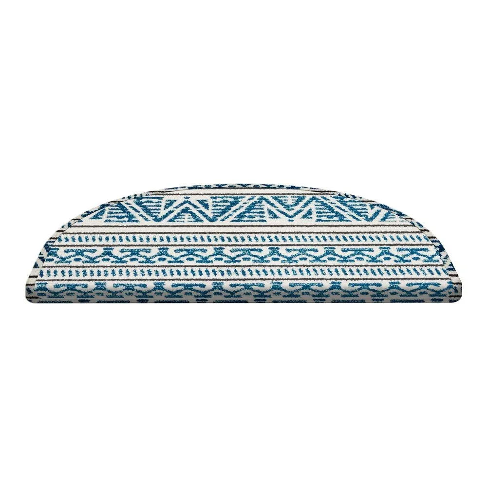 Sada 16 modrých nášlapů na schody Vitaus Cottage Warmth, 20 x 65 cm v:1427767