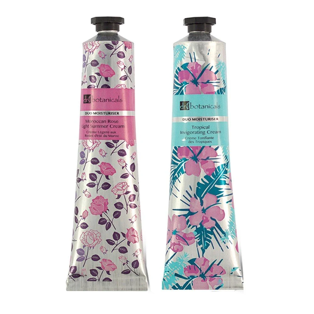 Sada 2 hydratačních pleťových krémů Dr. Botanicals Tropical Invigorating And Moroccan Rose Light Summer v:1000246