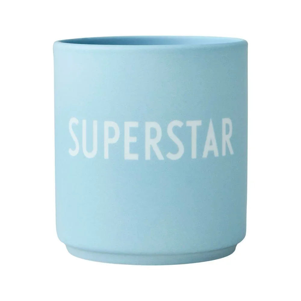 Modrý porcelánový hrnek Design Letters Superstar, 300 ml v:1418135