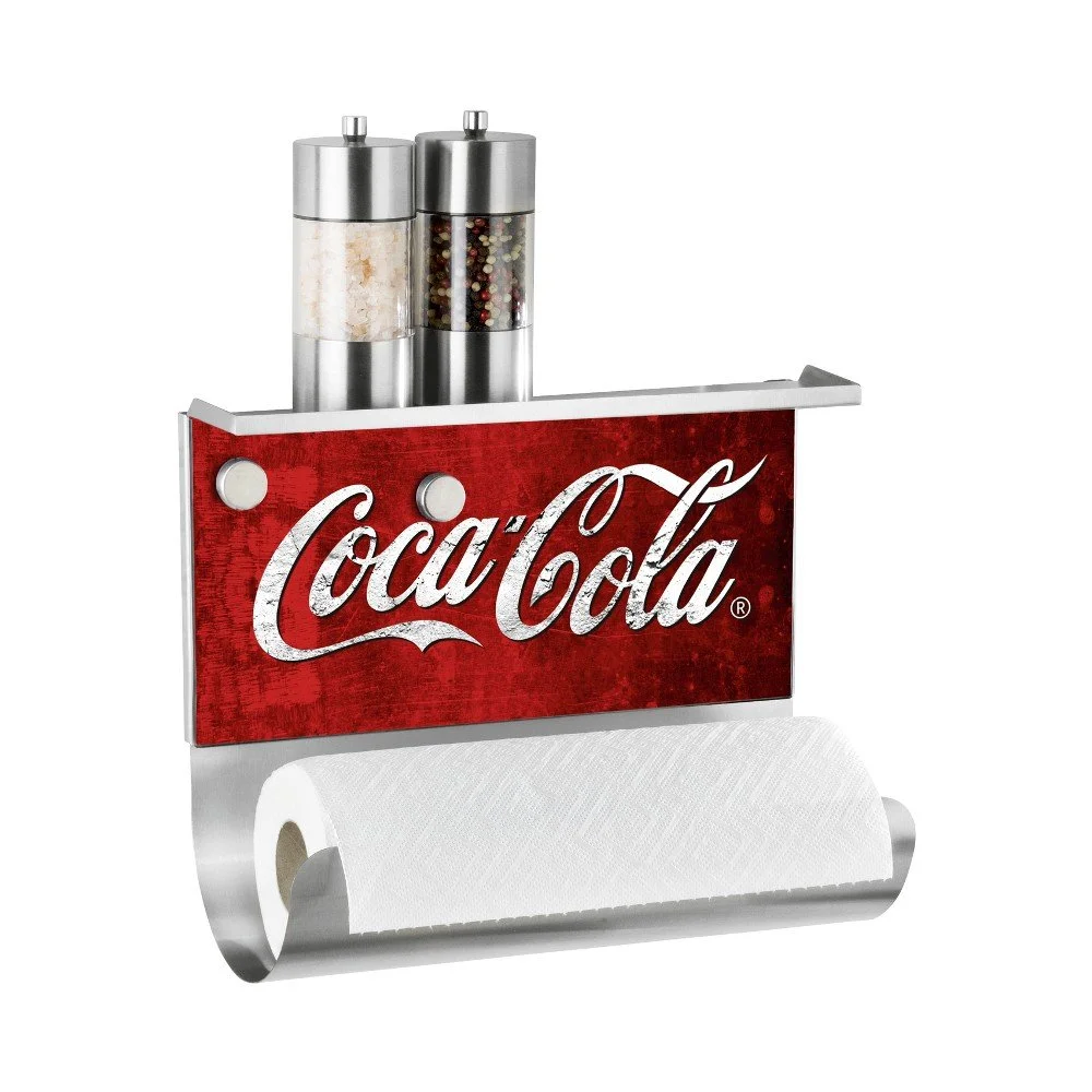 Magnetický držák na utěrku s poličkou Wenko Coca-Cola Classic v:1010784