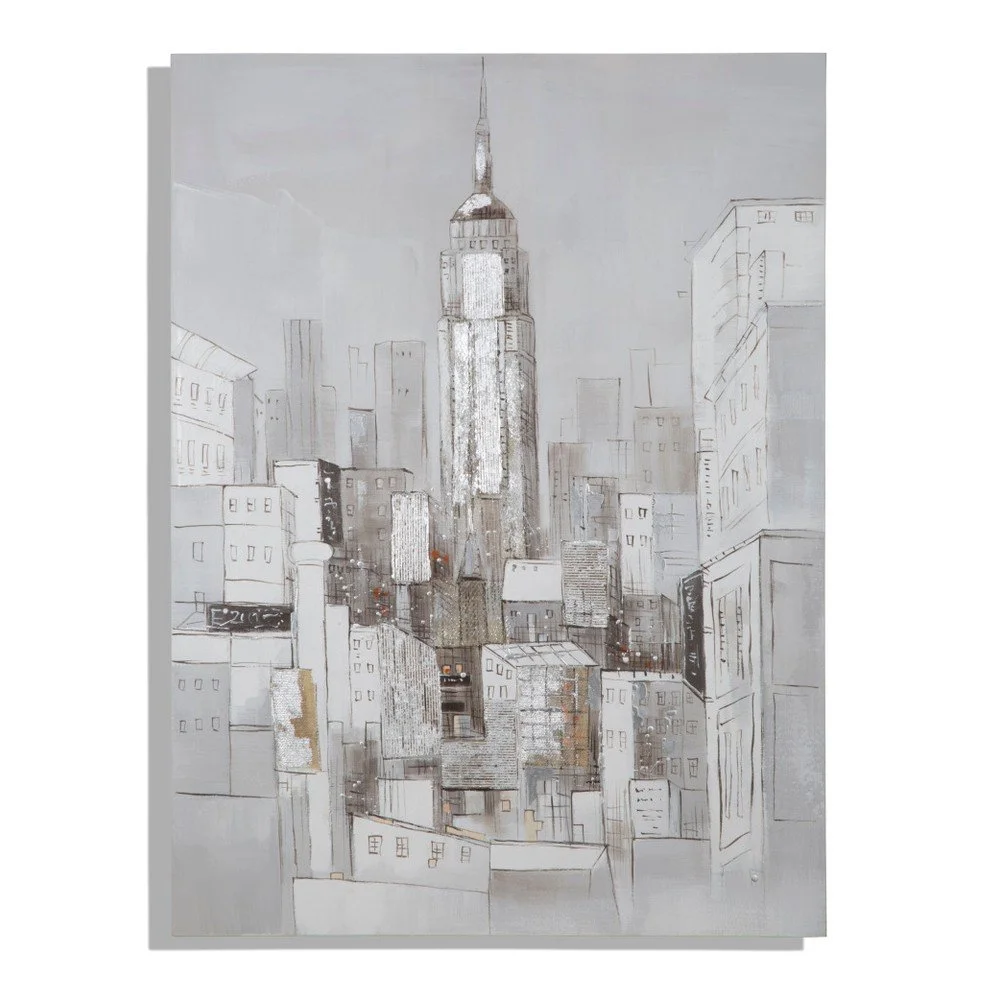 Ručně malovaný nástěnný obraz Mauro Ferretti Dipinto Su Tela Roofs, 90 x 120 cm v:1003346