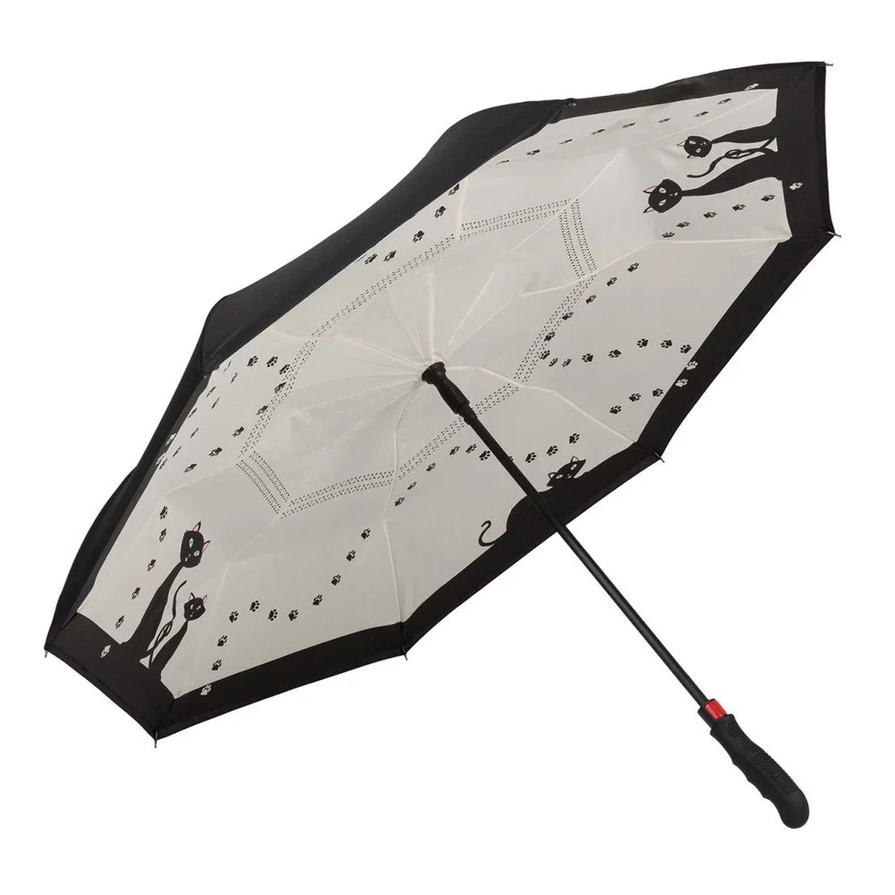 Golfový deštník Von Lilienfeld Black Cats FlicFlac, ø 110 cm v:1149560