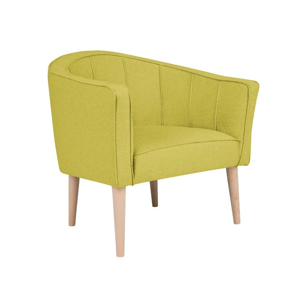 Žluté křeslo Kooko Home Piri v:1028560