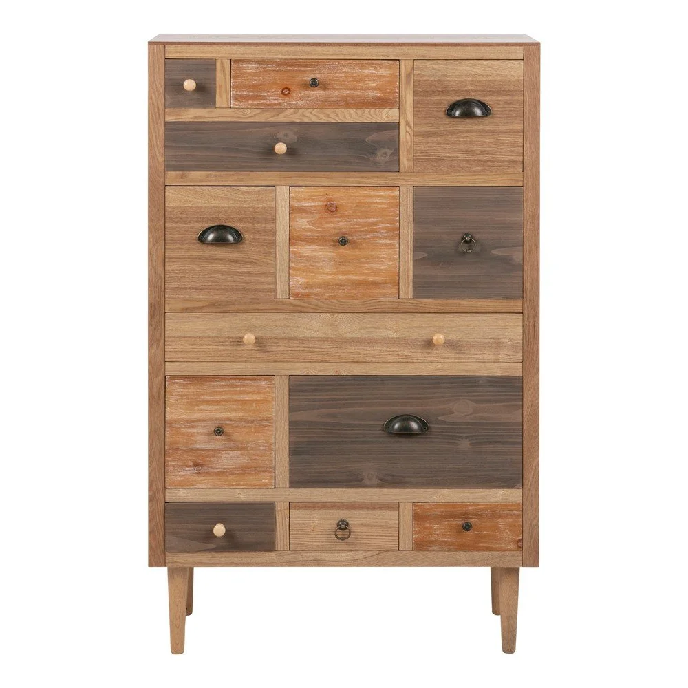 Vysoká komoda v dekoru jasanu 70x114 cm Thais v:1296324