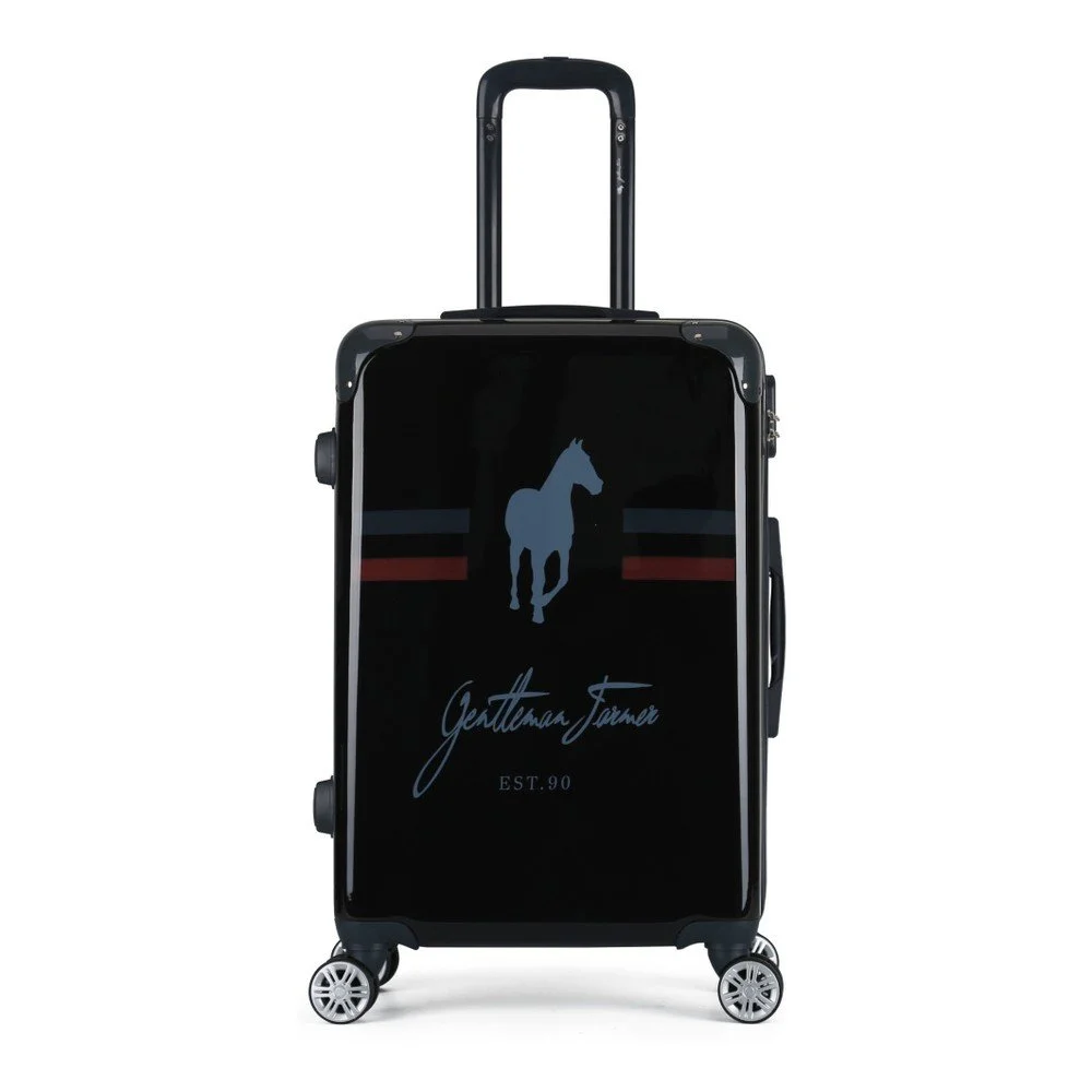 Černý cestovní kufr na kolečkách GENTLEMAN FARMER Valise Grand Format, 47 x 72 cm v:1097232