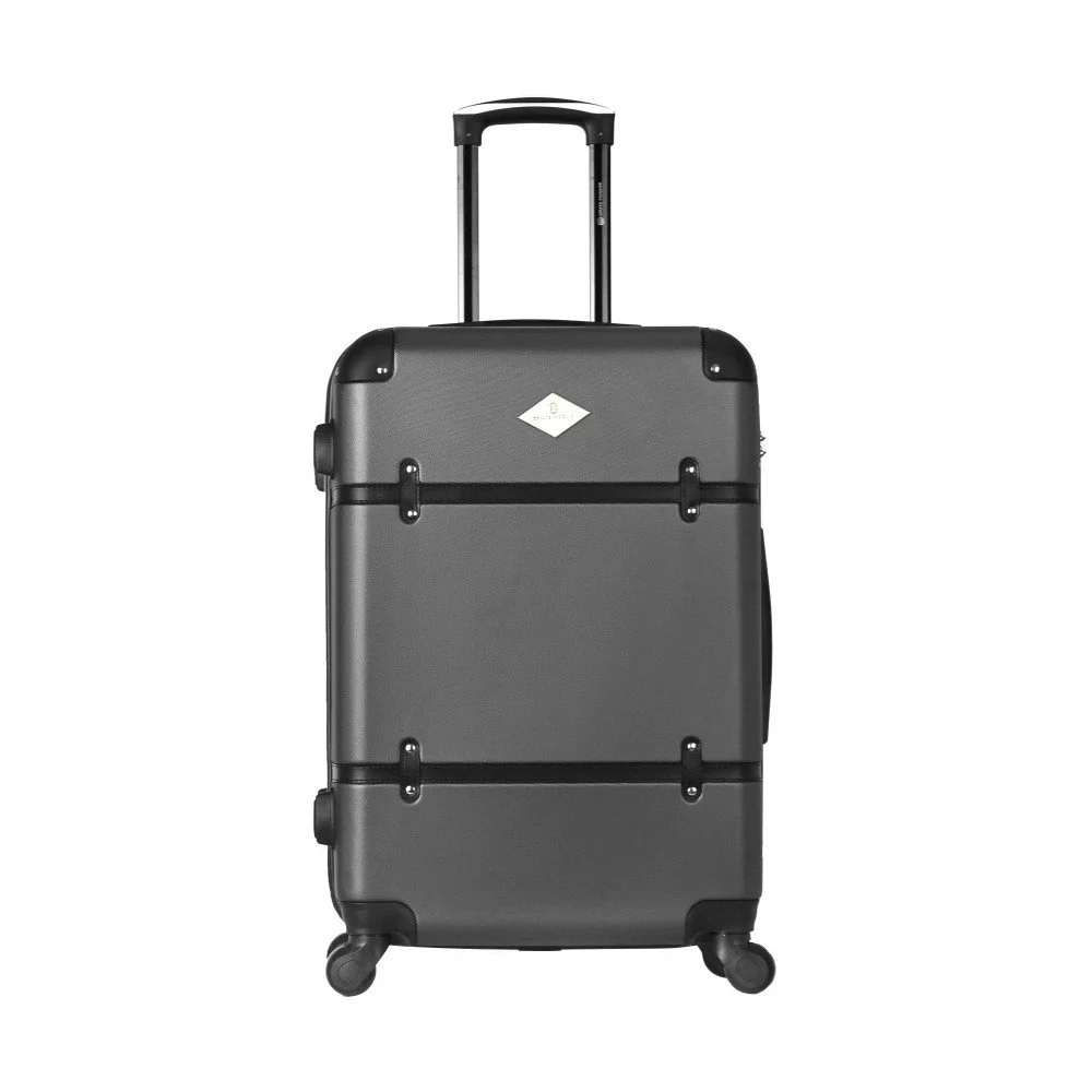 Tmavě šedý cestovní kufr na kolečkách GERARD PASQUIER Calia Valise Weekend, 64 l v:1268044