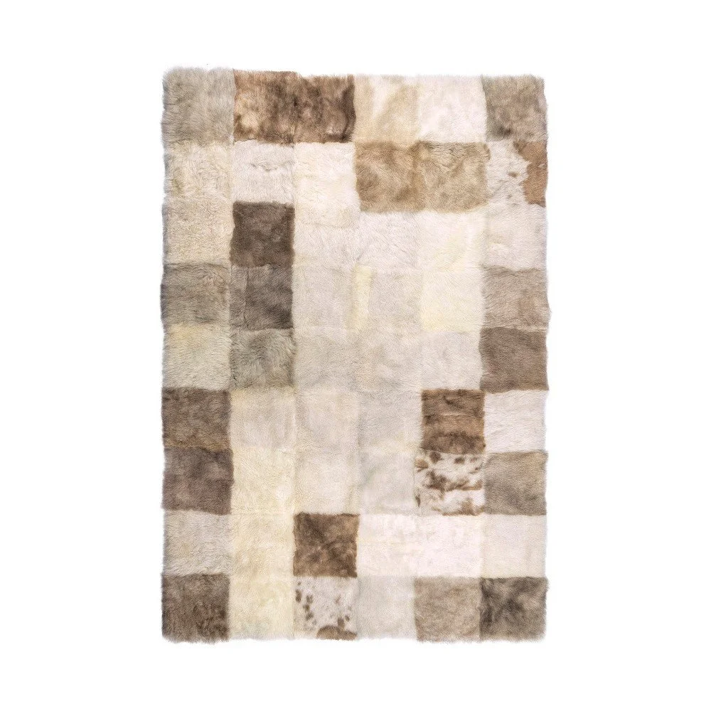 Kožešinový přehoz Cubes, 180 x 120 cm v:921846