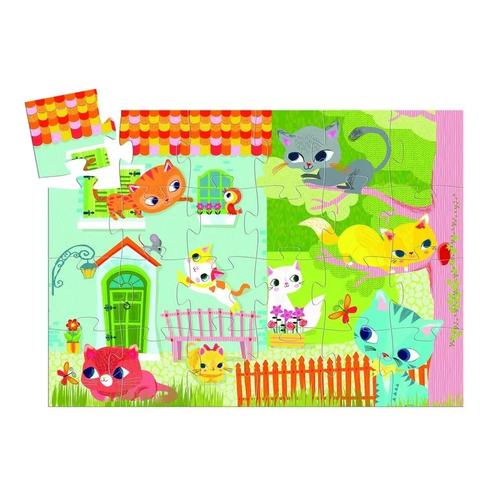 Dětské puzzle Djeco Kotě v:1358563