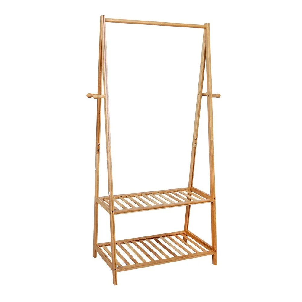 Bamusový stojan na oblečení Songmics, výška 152 cm v:1335946