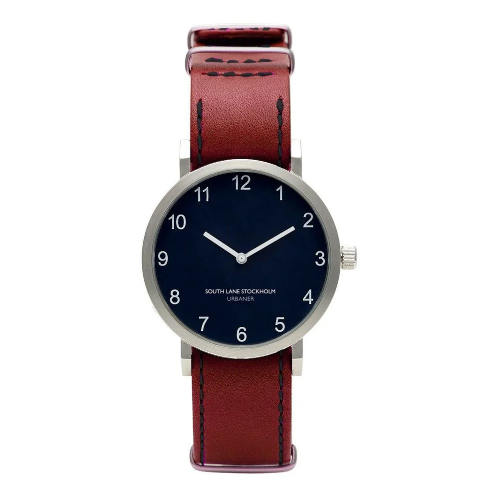 Unisex hodinky s červeným řemínkem South Lane Stockholm Urbaner Classic v:872666