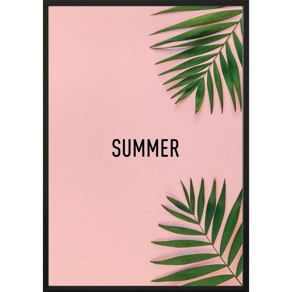 Nástěnný plakát v rámu PINK/SUMMER, 40 x 50 cm v:1343153