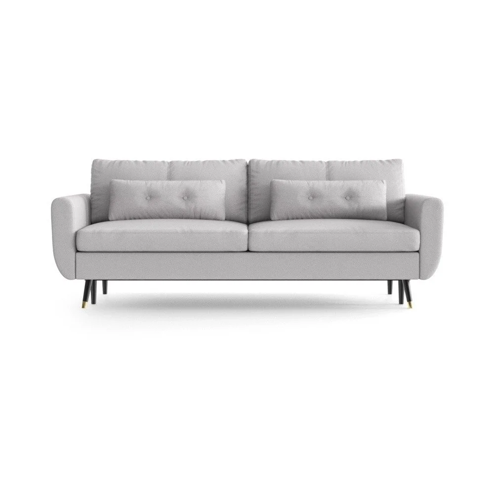 Světle šedá třímístná rozkládací pohovka Daniel Hechter Home Alchimia Light Grey v:1290164
