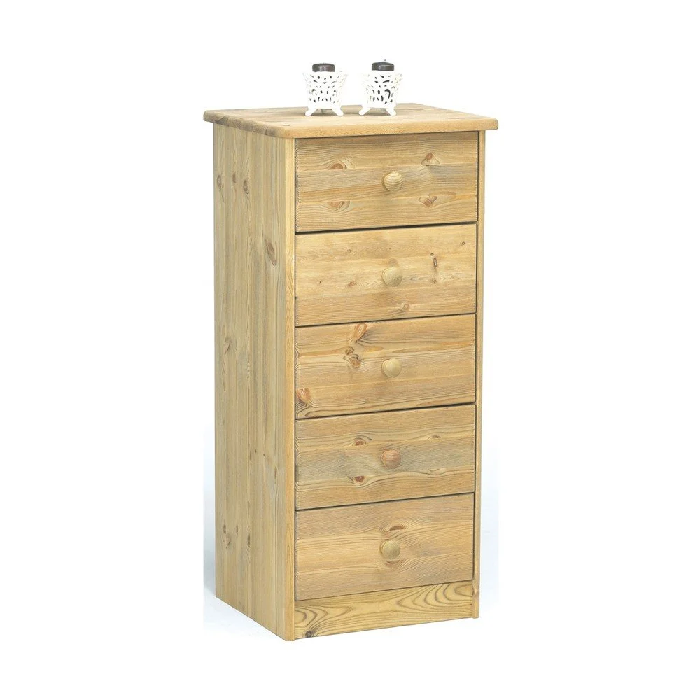 Komoda se 5 šuplíky v přírodním dekoru Steens Mario, výška 89,1 cm v:1278774