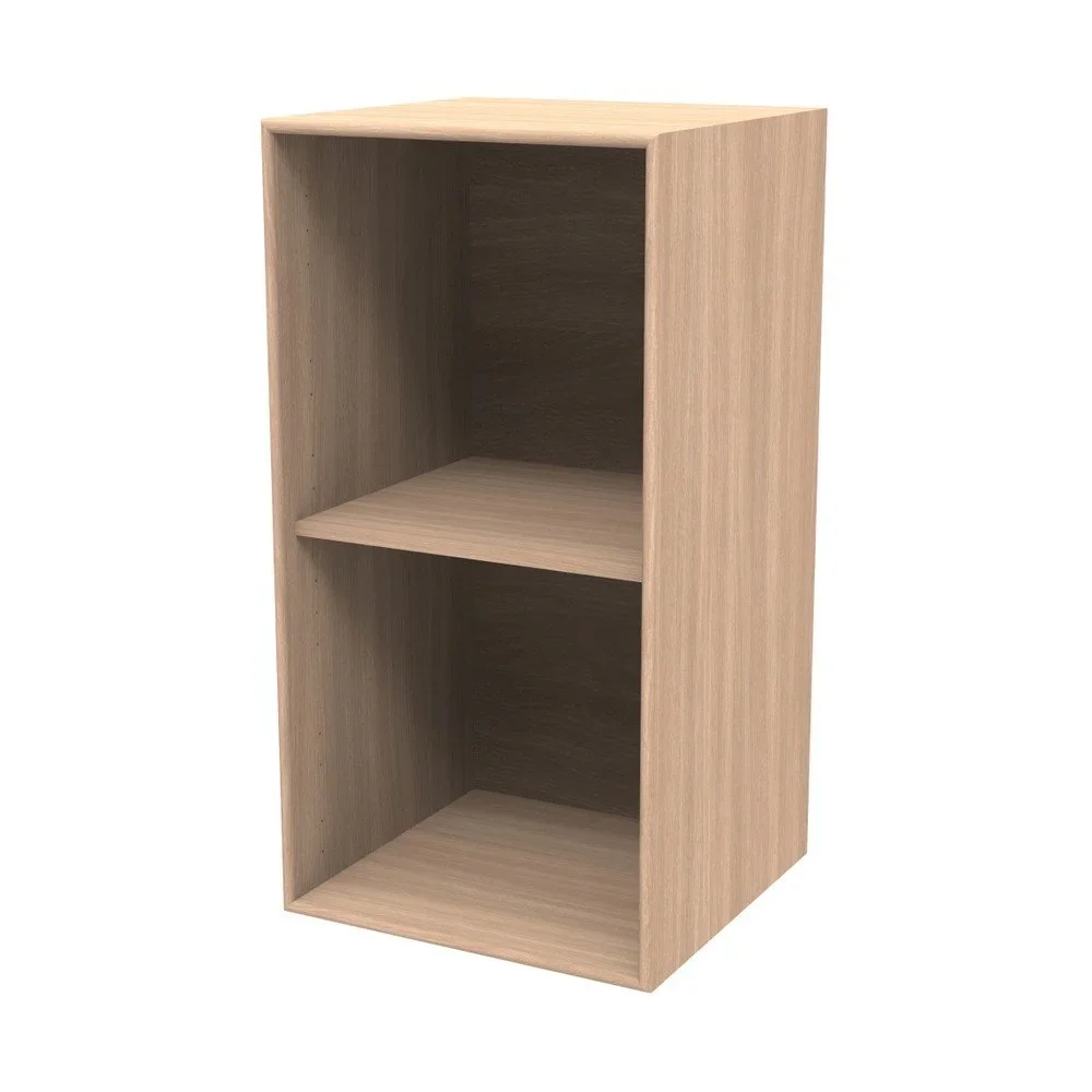 Světle hnědá nástěnná police WOOD AND VISION Choice, 39,7 x 76,8 x 25 cm v:1241934