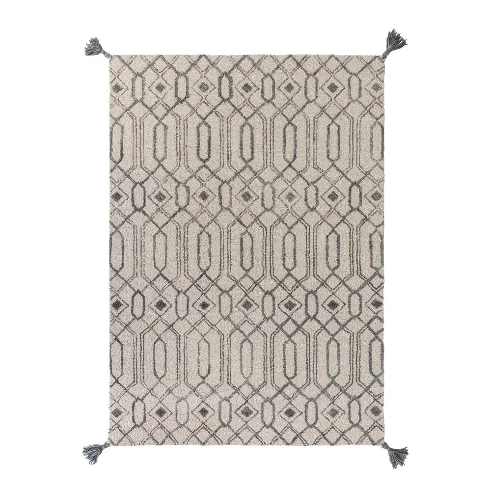 Šedý vlněný koberec Flair Rugs Pietro, 120 x 170 cm v:1365739