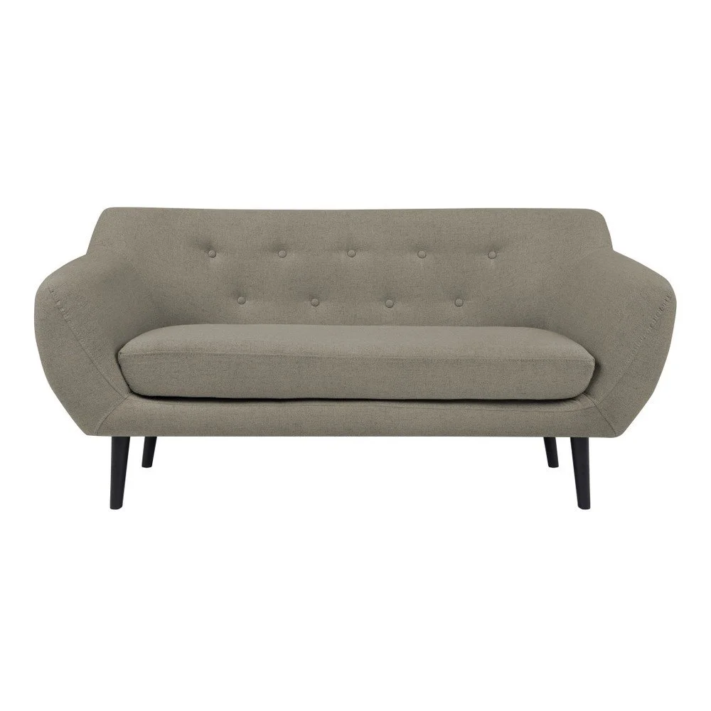Hnědá dvoumístná pohovka s hnědými nohami Mazzini Sofas Piemont v:811304