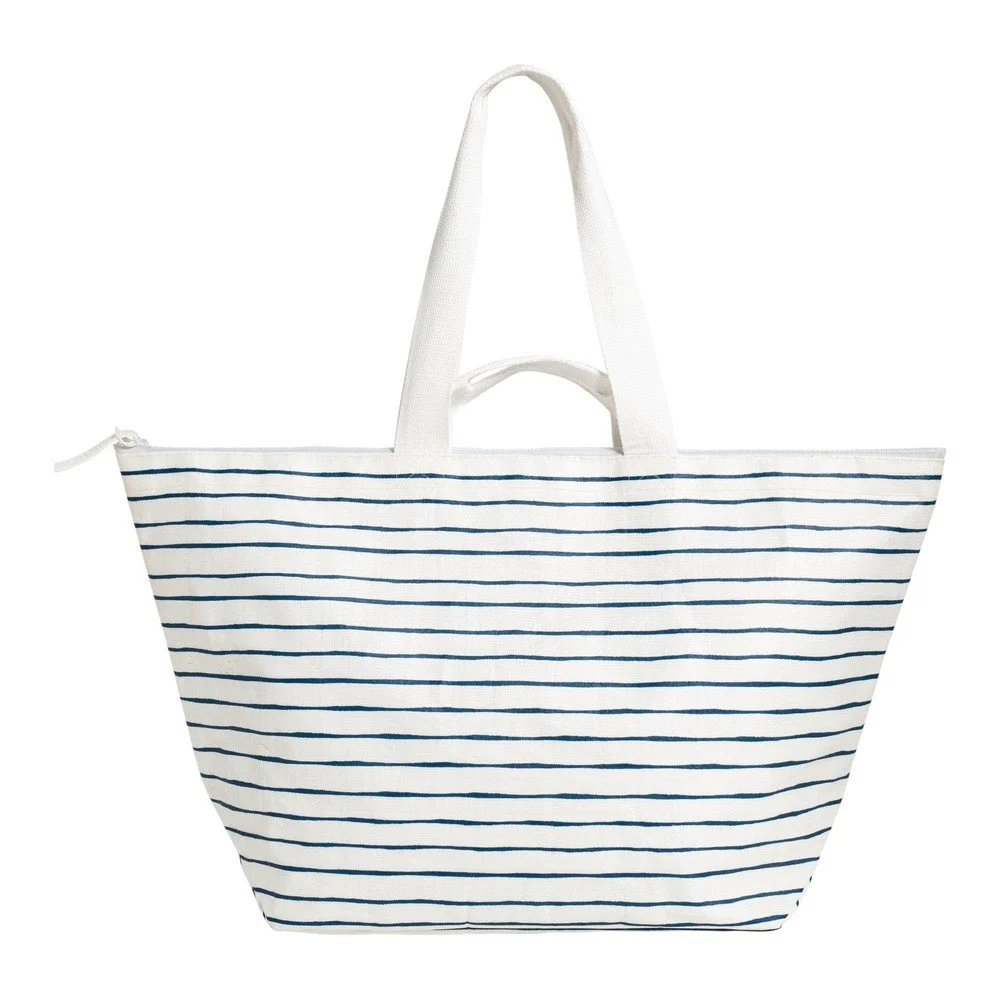 Bílo-modrá plážová taška Sunnylife Carry Me Tote v:1368397
