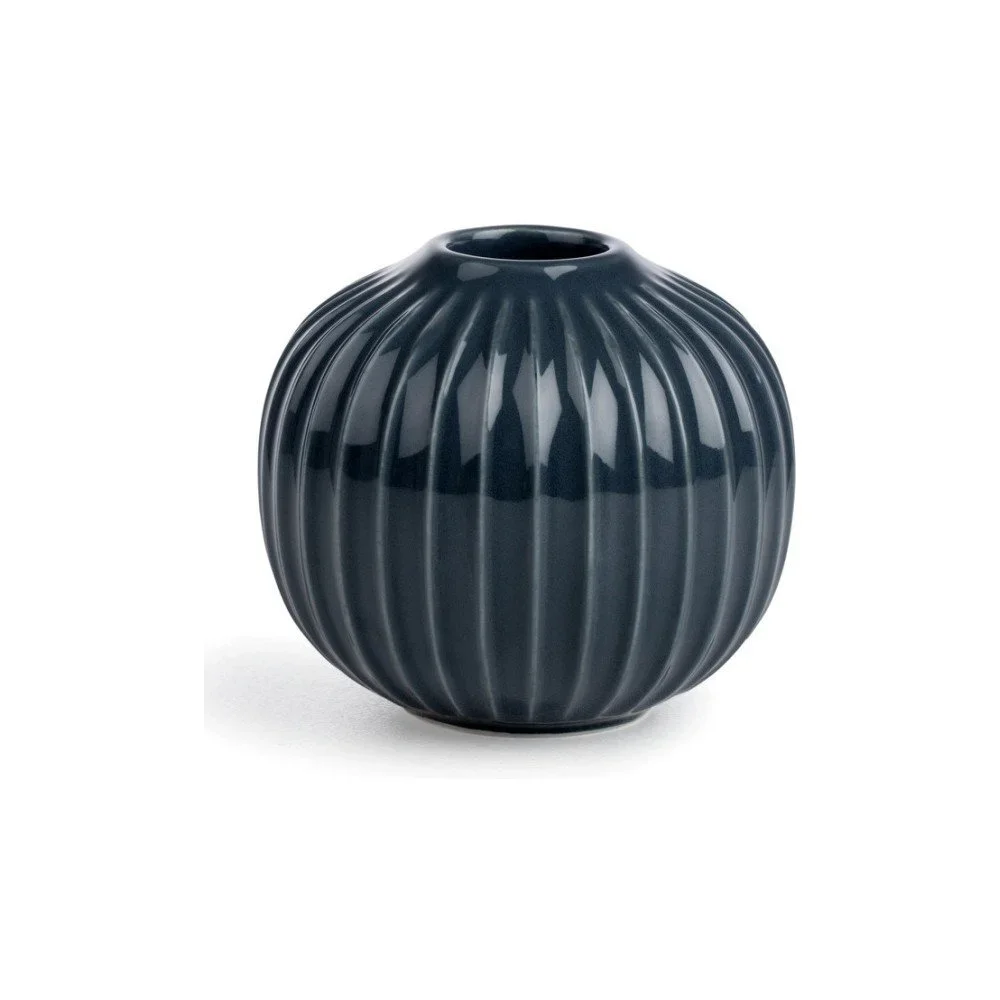 Antracitový porcelánový svícen Kähler Design Hammershoi, ⌀ 7,5 cm v:892826