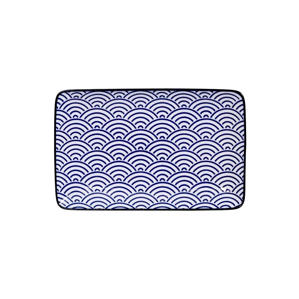 Obdélníkový talíř Tokyo Design Studio Nippon Wave, 21 x 13,5 cm v:1238316