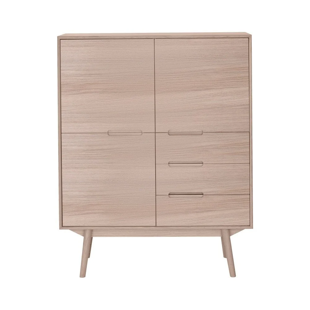 Hnědá komoda WOOD AND VISION Curve v:1241768