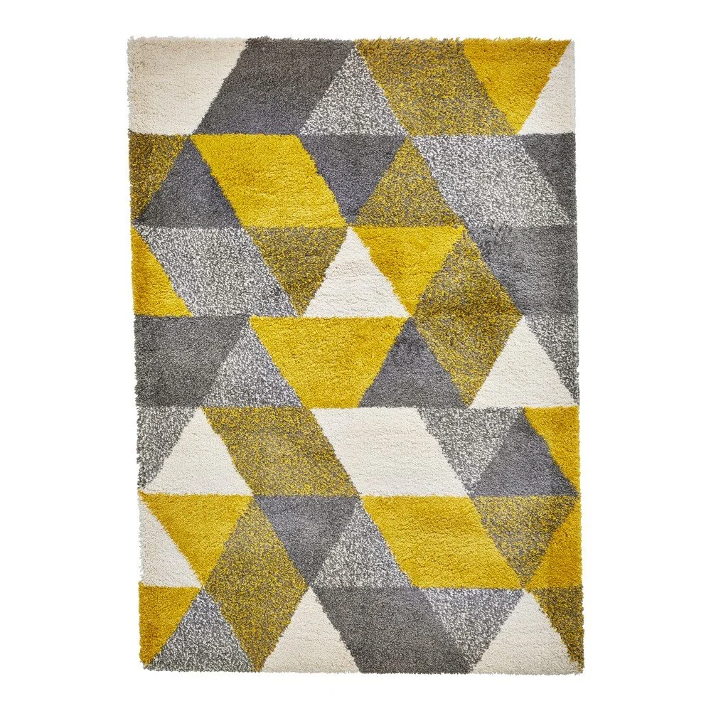 Šedožlutý koberec Think Rugs Royal Nomadic Angles, 160 x 220 cm v:1316524