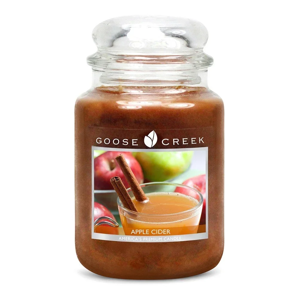 Vonná svíčka ve skleněné dóze Goose Creek Jablečný cider, 150 hodin hoření v:945576