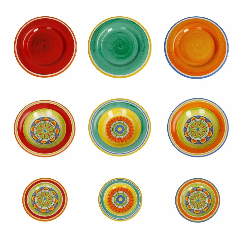 18dílná sada porcelánových talířů Brandani Mediterranea v:1415823
