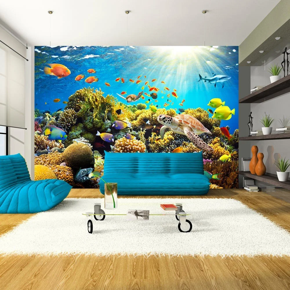 Velkoformátová tapeta Artgeist Underwater Land, 350 x 245 cm v:845498