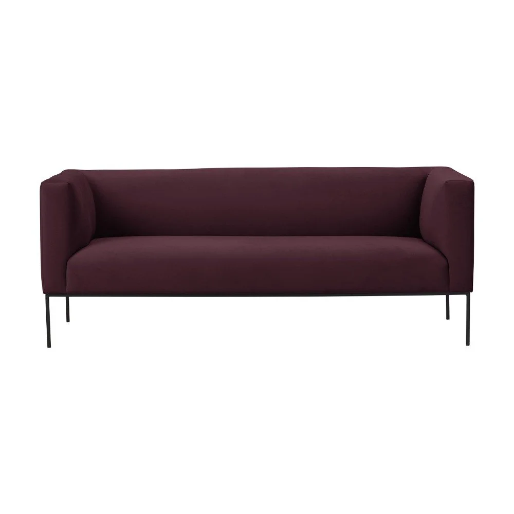 Bordeaux červená trojmístná pohovka Windsor & Co Sofas Neptune v:1070014