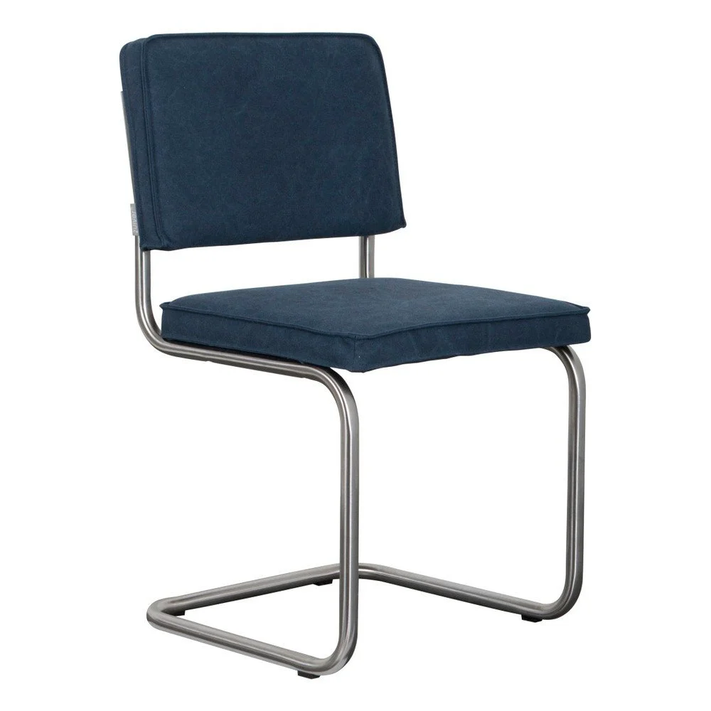 Sada 2 tmavě modrých židlí Zuiver Ridge Brushed Vintage v:1037770