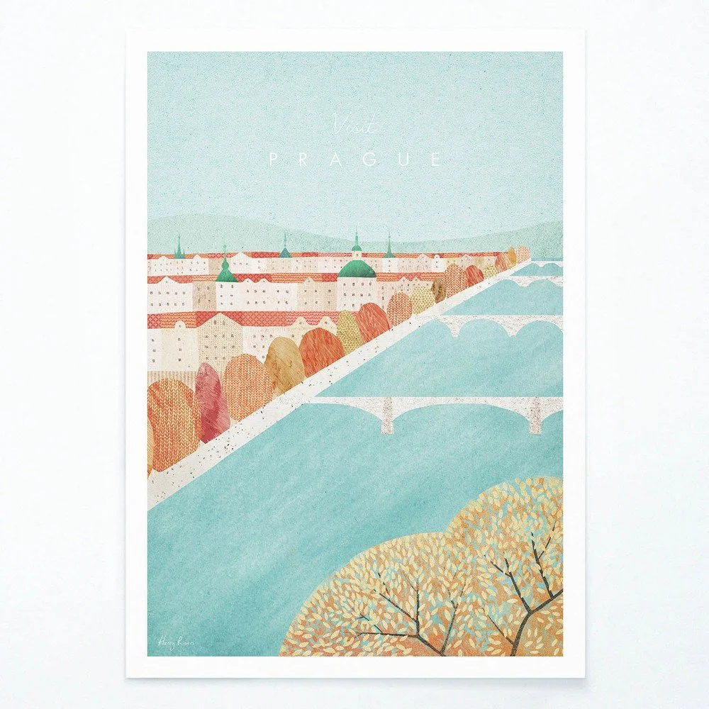 Plakát Travelposter Prague, 30 x 40 cm v:1346665
