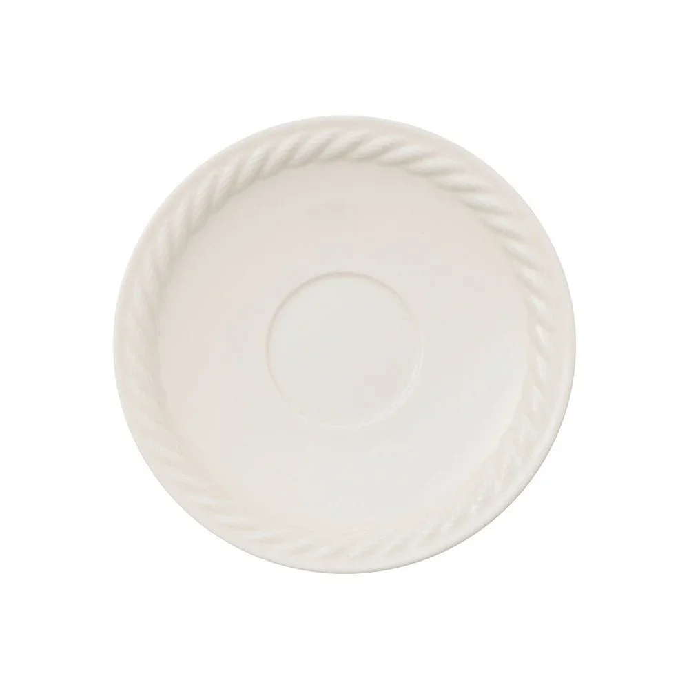 Bílý porcelánový podšálek Villeroy & Boch Montauk, 16 cm v:1327650 Bílý porcelánový podšálek Villeroy & Boch Montauk, 16 cm v:1327650