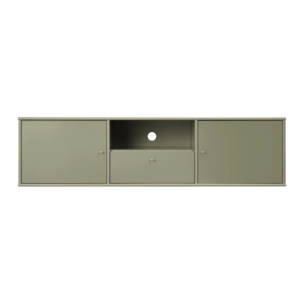 Khaki TV stolek 161x42x45 cm Mistral – Hammel Furniture v:1821134