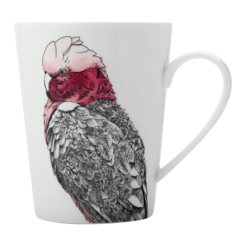 Bílý porcelánový hrnek Maxwell & Williams Marini Ferlazzo Galah, 450 ml v:1421891