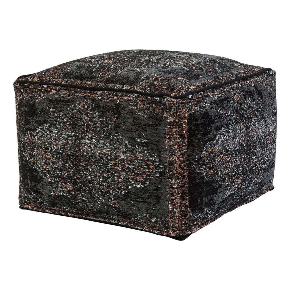 Tmavě hnědý puf Kare Design Pop Rockstar v:888382